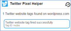 Twitter Pixel Helper